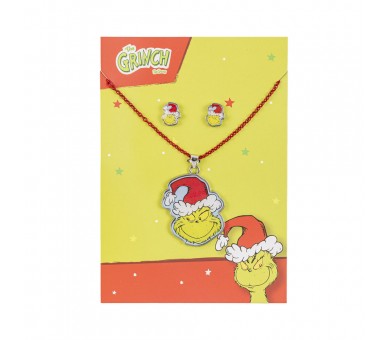 Set Colgante + pendientes Navidad El Grinch