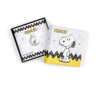 Colgante Luna Snoopy plata