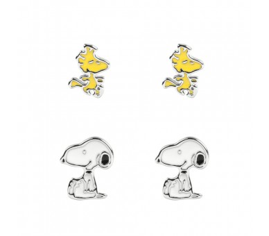 Set 2 Pares de pendientes Snoopy