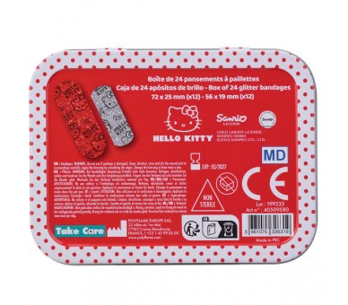 Caja Metal Tiritas Hello Kitty