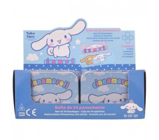 Caja Metal Tiritas Cinnamoroll Hello Kitty