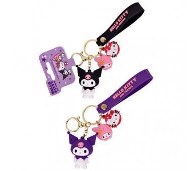 Llavero 3D Kuromi Hello Kitty surtido