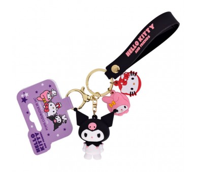 Llavero 3D Kuromi Hello Kitty surtido