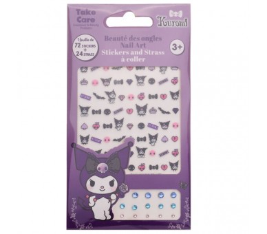 Blister Pegatinas Corporales Kuromi Hello Kitty