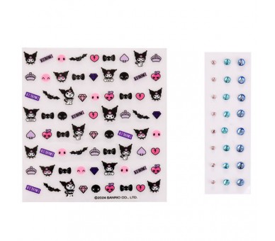 Blister Pegatinas Corporales Kuromi Hello Kitty