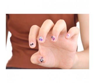 Blister Pegatinas Corporales Kuromi Hello Kitty