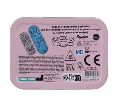 Caja Metal Tiritas Cinnamoroll Hello Kitty