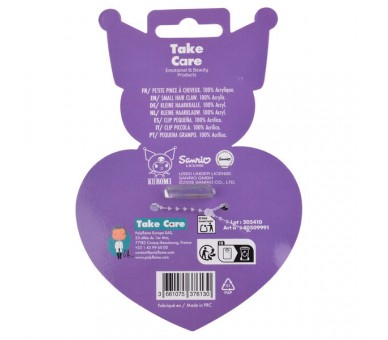 Pinza Pelo Premium Kuromi Hello Kitty