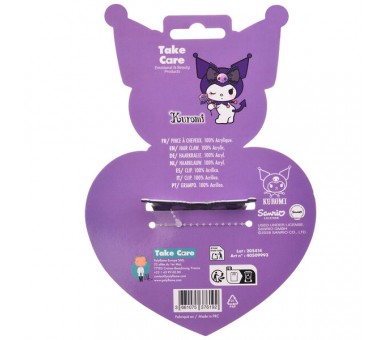 Pinza Pelo Premium Kuromi Hello Kitty