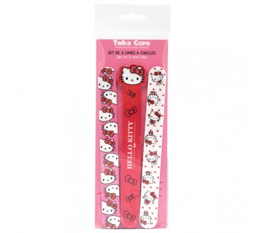 Set 3 Limas de Uñas Hello Kitty