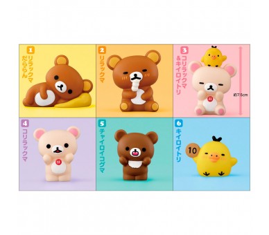 Figura Rilakkuma Friends 5cm surtido