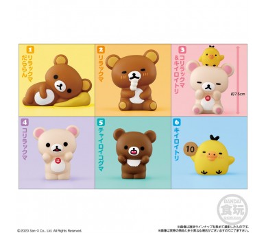 Figura Rilakkuma Friends 5cm surtido