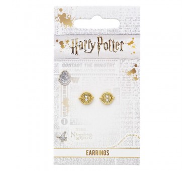 Pendientes Time Turner Gold Harry Potter