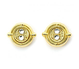 Pendientes Time Turner Gold Harry Potter