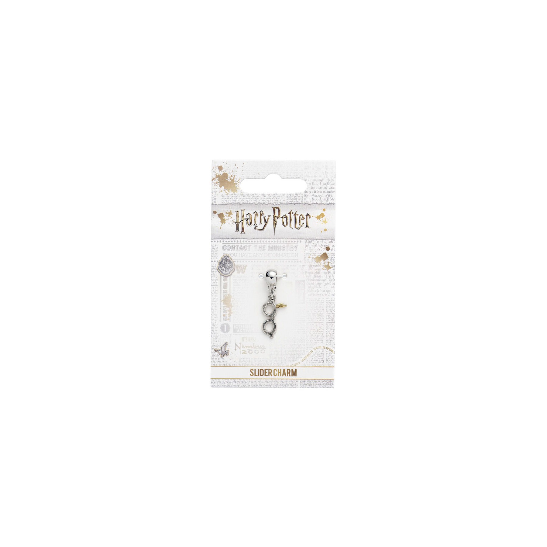 Colgante charm Bolt with Glasses Harry Potter