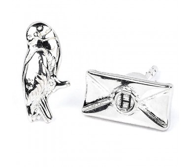 Pendientes Hedwig and Letter Harry Potter