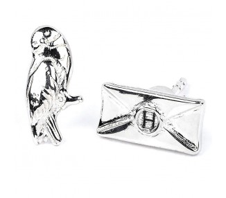 Pendientes Hedwig and Letter Harry Potter