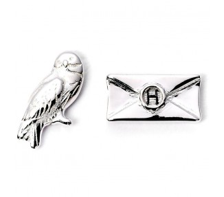 Pendientes Hedwig and Letter Harry Potter