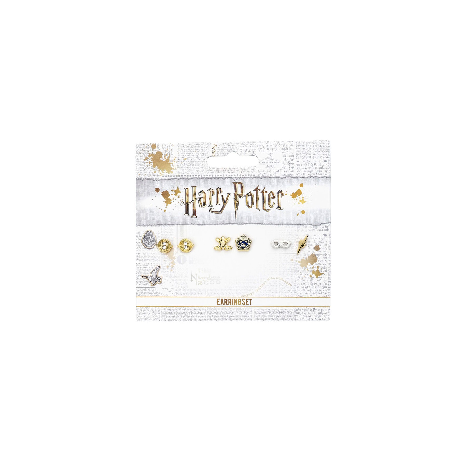 Set 3 pendientes Harry Potter surtido