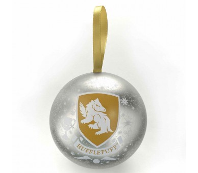 Colgante Hufflepuff + Bola de Navidad Harry Potter