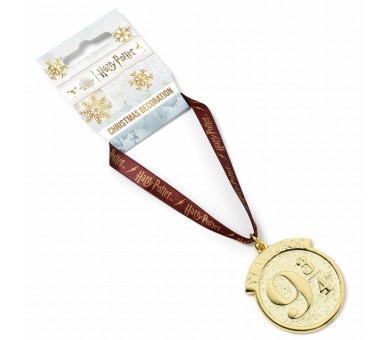 Adorno de Navidad Plataforma 9 3/4 Harry Potter
