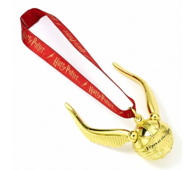 Adorno de Navidad Snitch Dorada Harry Potter