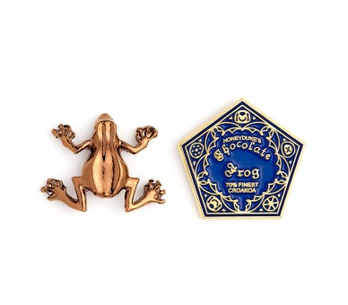 Pin Rana de Chocolate + Bola de Navidad Harry Potter