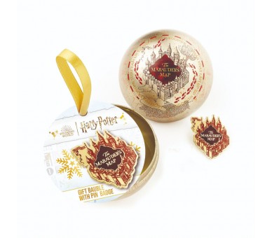 Pin Mapa de los Merodeadores + Bola de Navidad Harry Potter