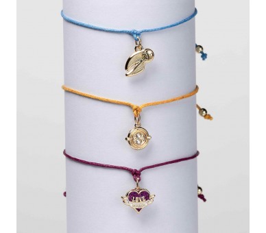 Set 3 pulseras Amistad Snitch Dorada Harry Potter