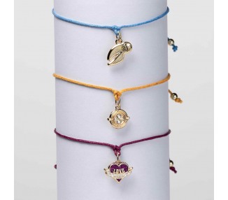Set 3 pulseras Amistad Snitch Dorada Harry Potter