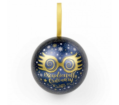 Colgante Gafas Luna Lovegood + Bola de Navidad Harry Potter