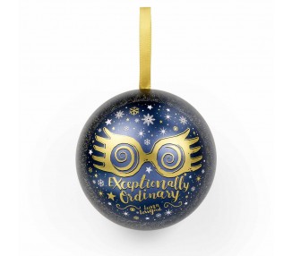 Colgante Gafas Luna Lovegood + Bola de Navidad Harry Potter