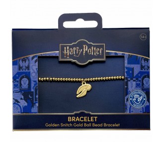Pulsera Snitch Dorada Harry Potter