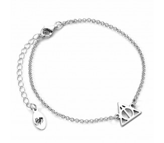 Pulsera Las Reliquias de la Muerte Harry Potter plata de ley