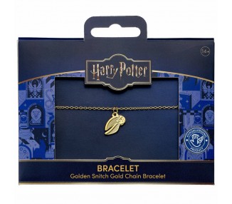 Pulsera Snitch Dorada Harry Potter