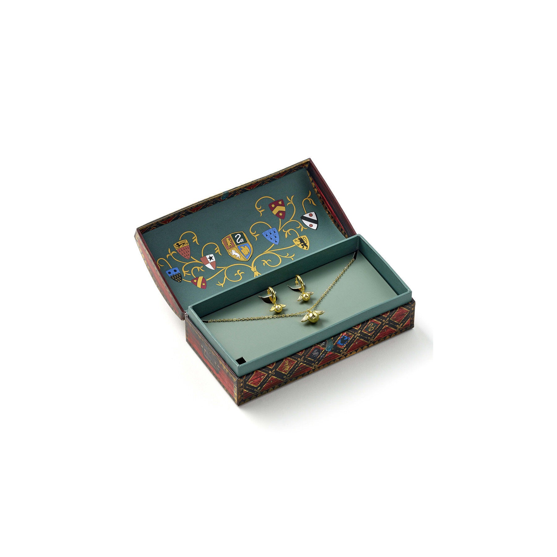 Set Colgante + pendientes Snitch Dorada Harry Potter