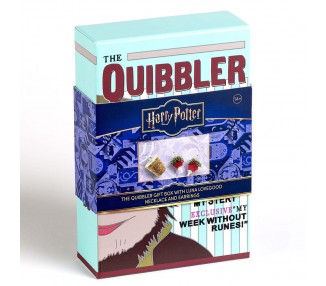 Set Colgante + pendientes Luna Lovegoods Quibbler Harry Potter