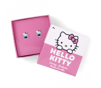 Pendientes Hello Kitty plata