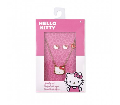 Set Colgante + pendientes Hello Kitty