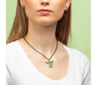 Set Colgante + pendientes Baby Yoda Star Wars