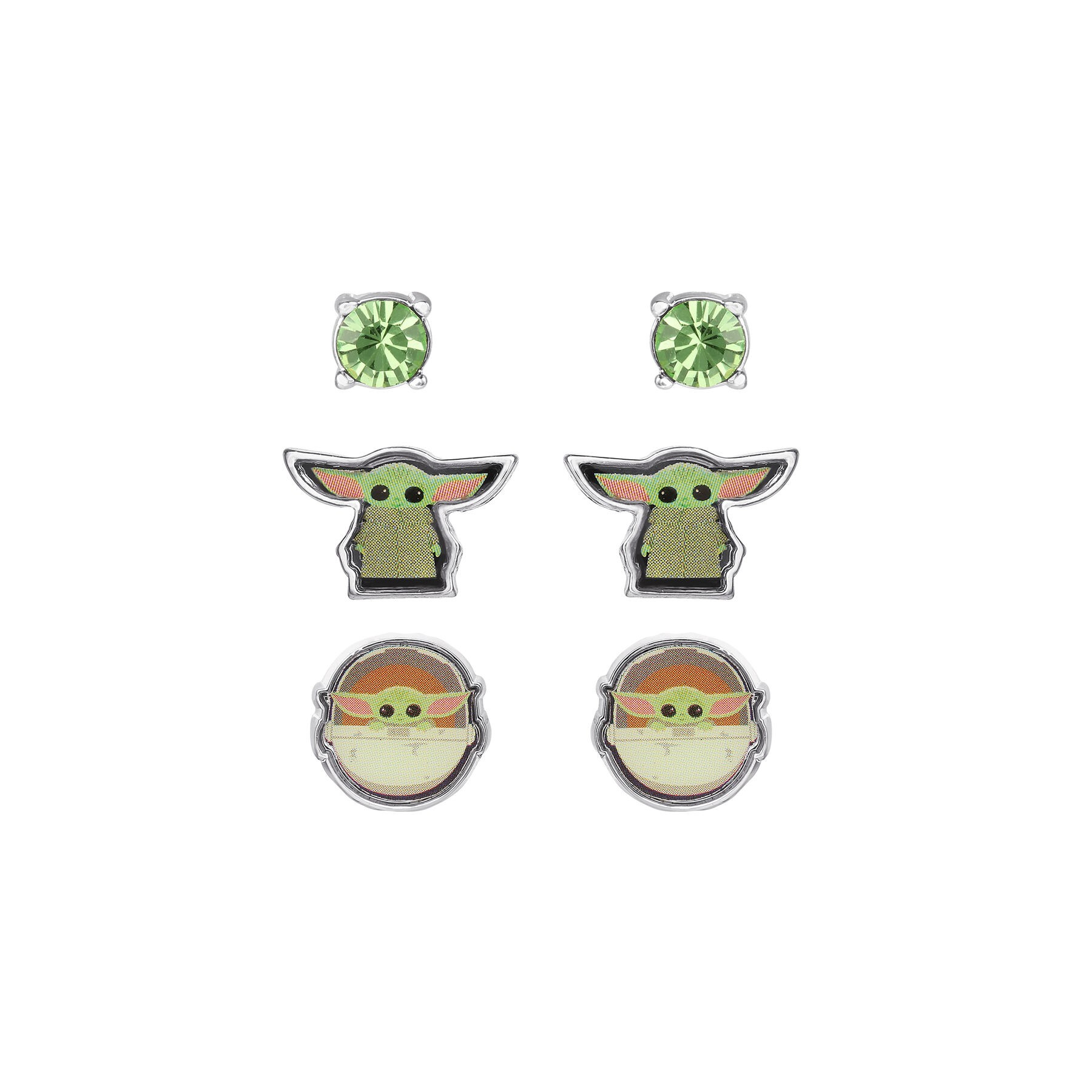 Set 3 Pares de pendientes Baby Yoda Star Wars