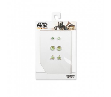 Set 3 Pares de pendientes Baby Yoda Star Wars