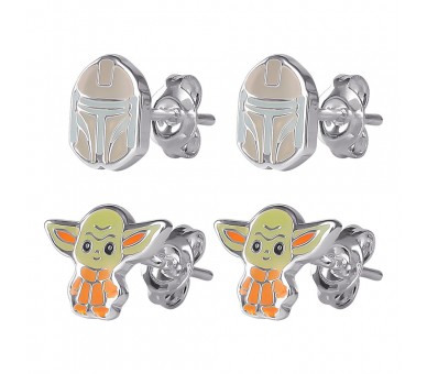 Set 2 Pares de pendientes Grogu The Mandalorian Star Wars
