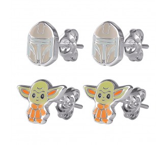 Set 2 Pares de pendientes Grogu The Mandalorian Star Wars