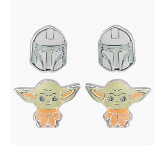 Set 2 Pares de pendientes Grogu The Mandalorian Star Wars
