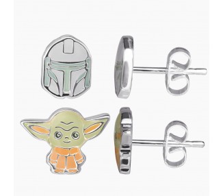 Set 2 Pares de pendientes Grogu The Mandalorian Star Wars