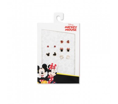 Set 5 Pares de pendientes Mickey & Minnie Disney