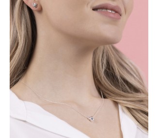 Set Colgante + pendientes Minnie Disney plata