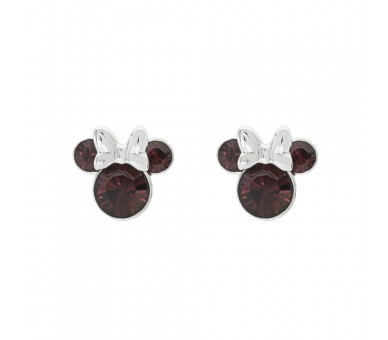 Pendientes Enero Minnie Disney plata