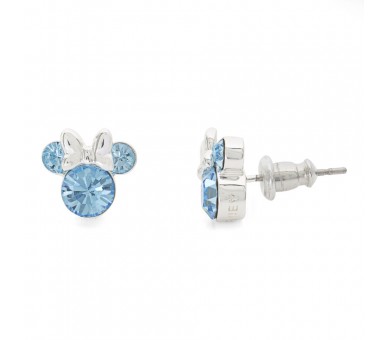Pendientes Marzo Minnie Disney plata